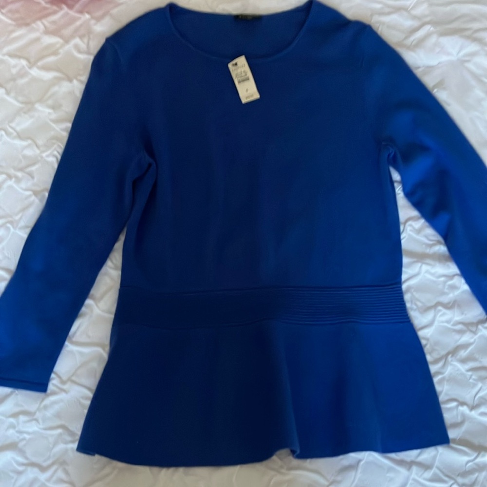 Talbots Royal Blue sweater NWT